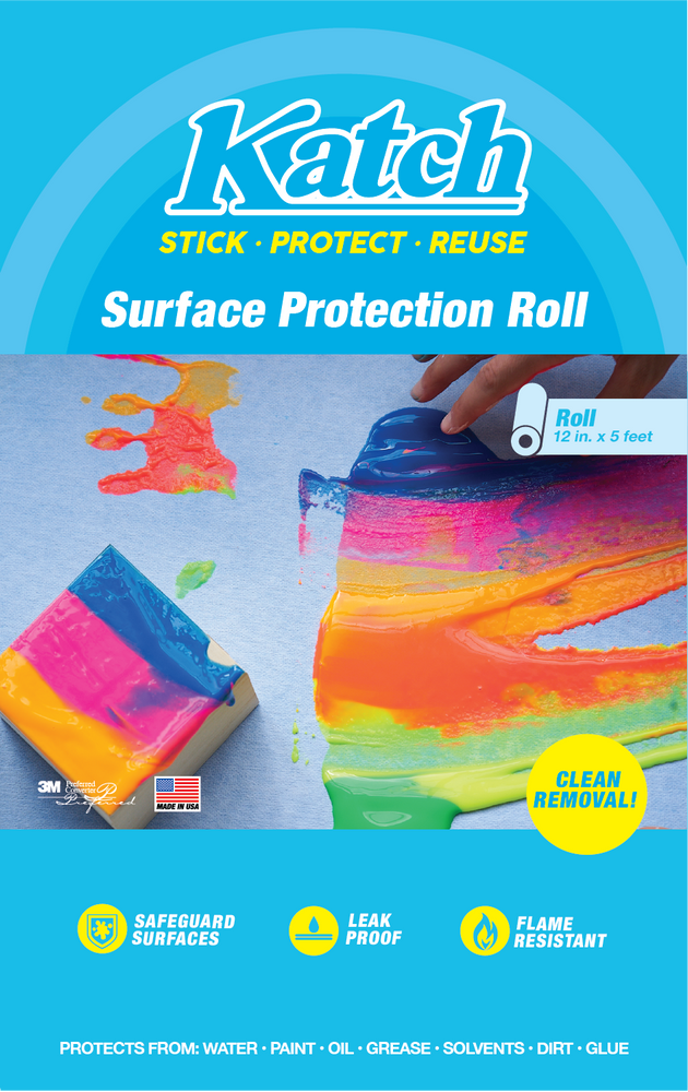 katch surface protection roll label