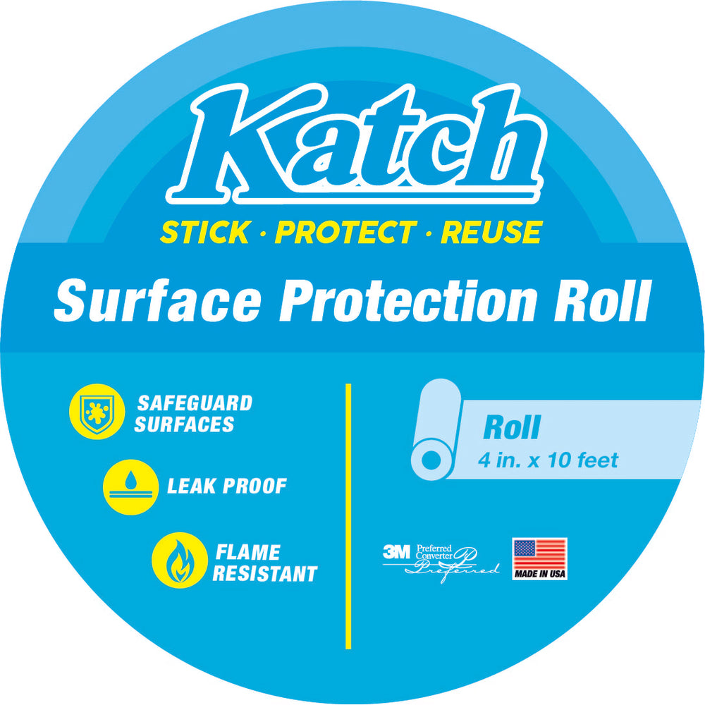katch surface protection roll circle label