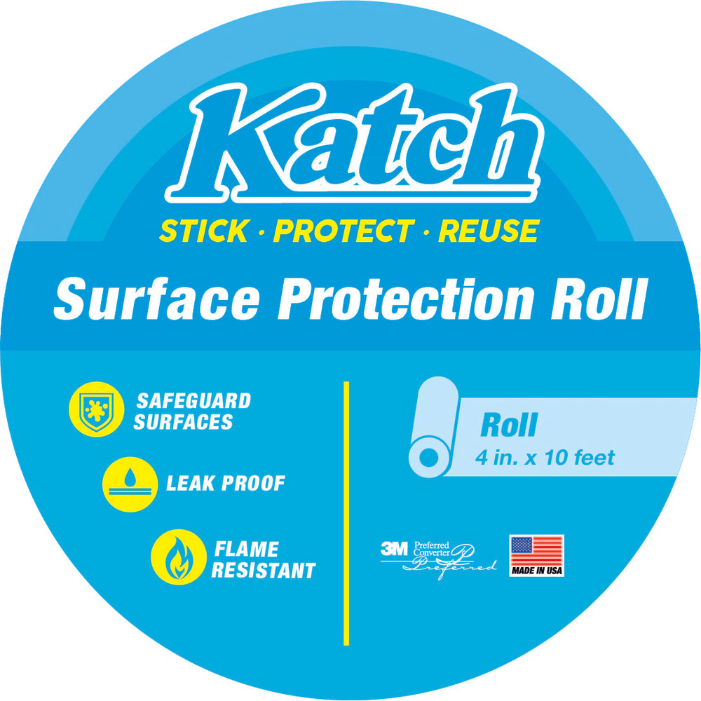 katch surface protection roll circle label 